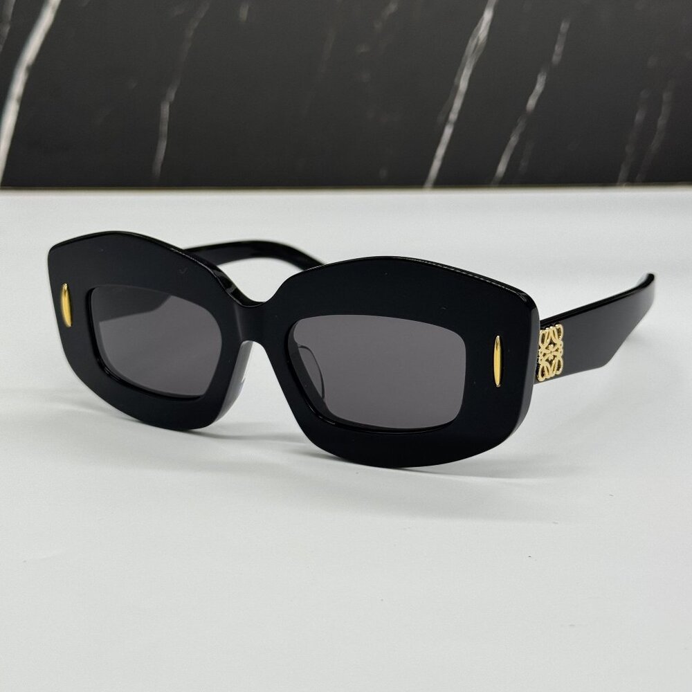 NEW LOEWE LW40114F 01A WOMEN SUNGLASSES BLACK LOEWE EYEWEAR